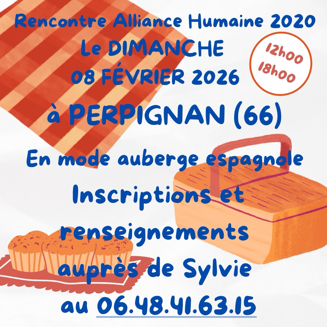 PERPIGNAN (66) - Rassemblement Alliance Humaine le 8 février 2026
