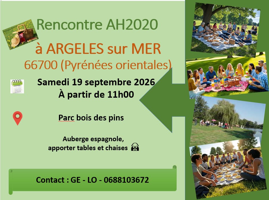 ARGELÈS-SUR-MER (66700) - Rassemblement Alliance Humaine le 19 septembre 2026