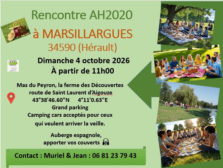 MARSILLARGUES (34590) - Rassemblement Alliance Humaine le 4 octobre 2026