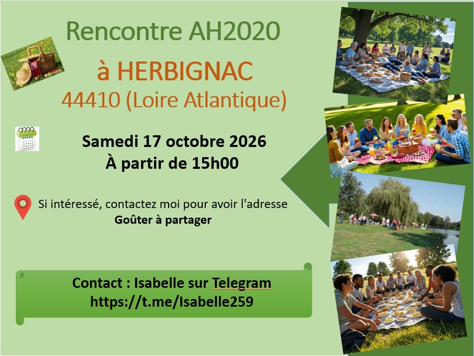 HERBIGNAC (44410) - Rassemblement Alliance Humaine le 17 octobre 2026